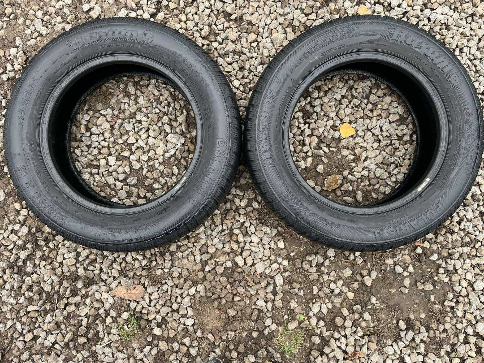 Opony 185/65R15 Barum Polaris 3 Zima 2sztuki 6,25mm bieżnika