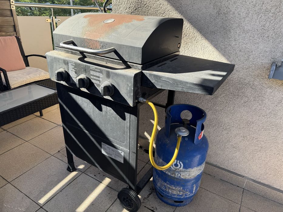 Grill ogrodowy gazowy + pokrowiec