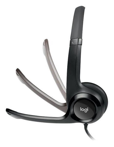 Навушники з мікрофоном Logitech H390 USB Black