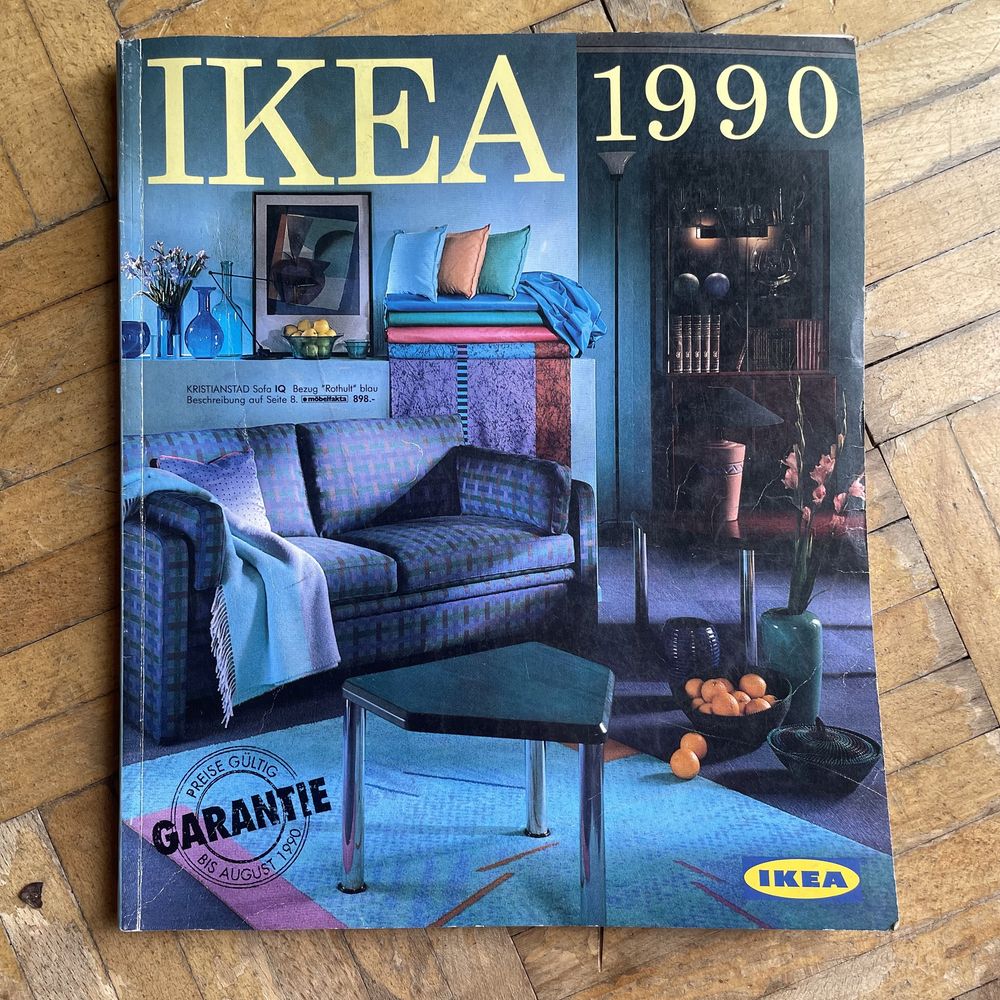 Katalog ikea 1990 stary lata 90