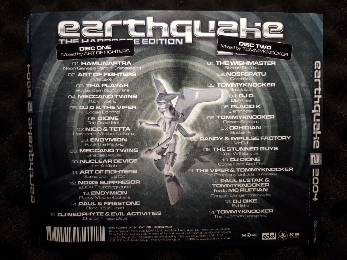 Earthquake 2004 - The Hardcore Edition - Volume 2 (2CD, 2004)