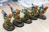 Warhammer Seraphon Raptadon Hunters, pomalowane