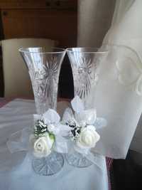 Весільні келихи, келихи для молодят, бокалы на свадьбу для молодожёнов