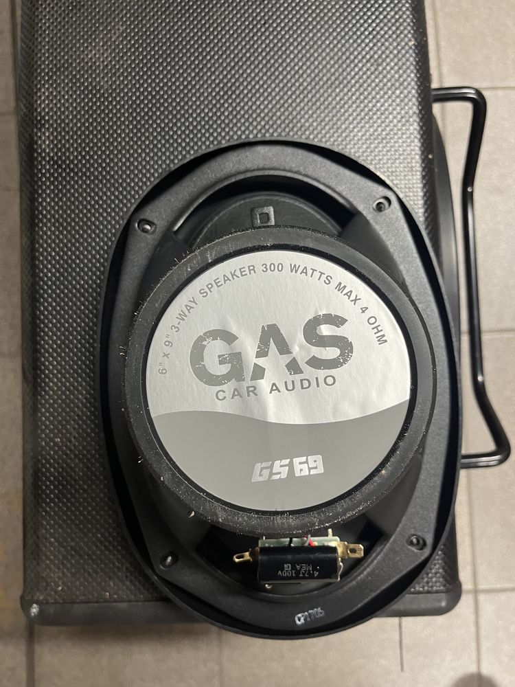 Mocne głośniki GAS Silver 6x9” 300W