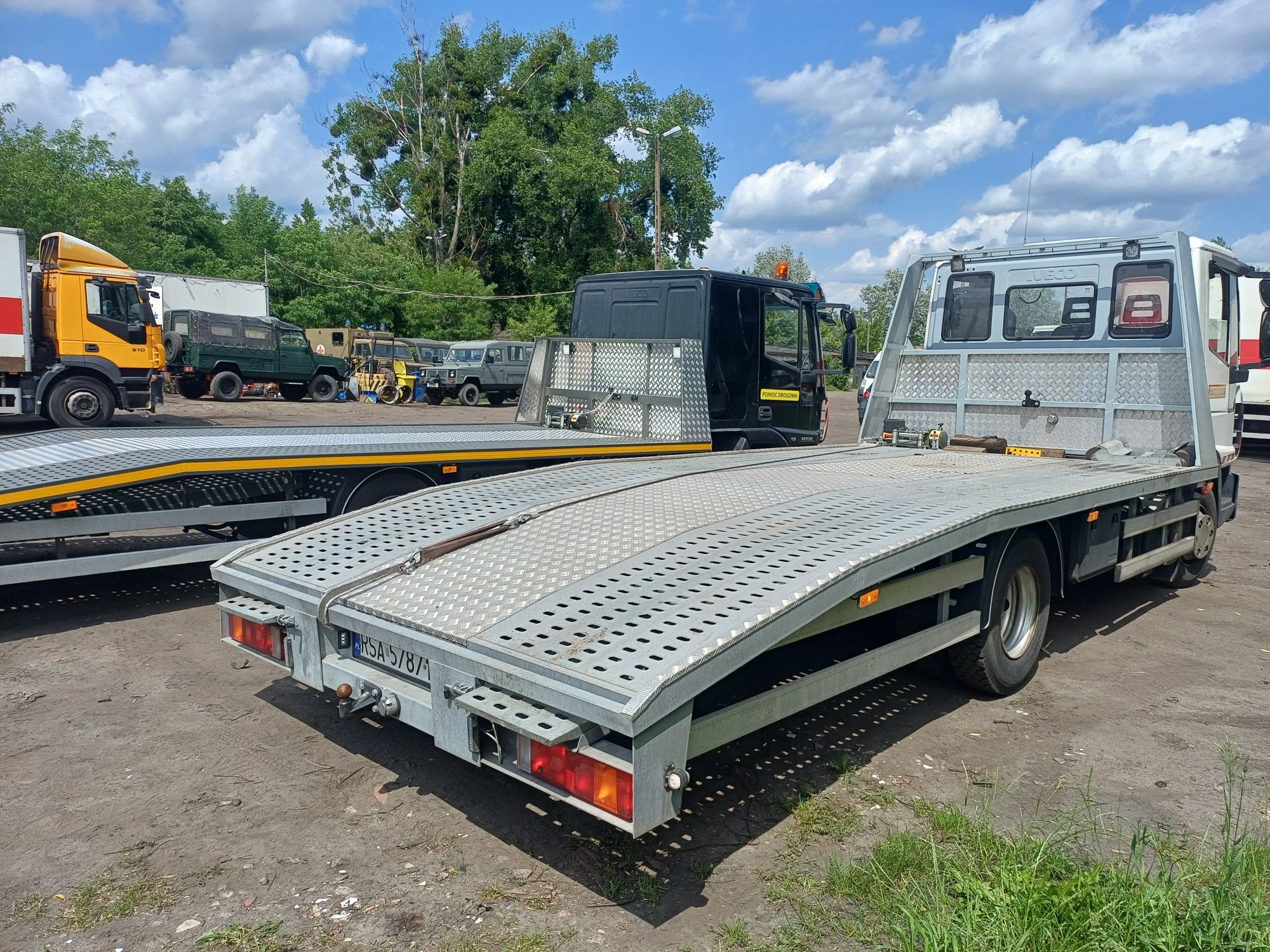 Pomoc drogowa iveco eurocargo nowy najazd