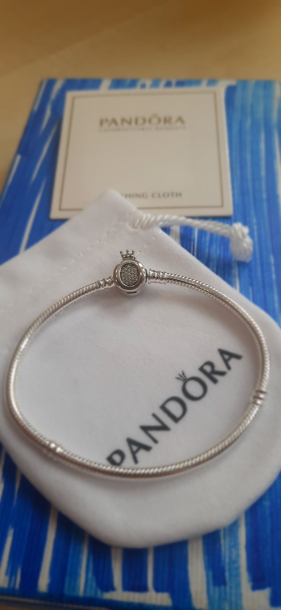 Bransoletka wężykowa modułowa 18cm na chatmsy Pandora Moments