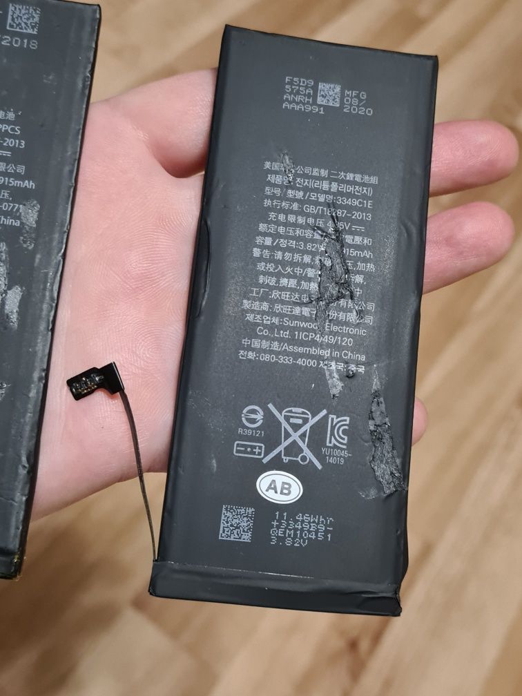 Б/У Аккумулятор для iPhone 6 Plus 3,82V.  2915 mAh APPLE 616-0771