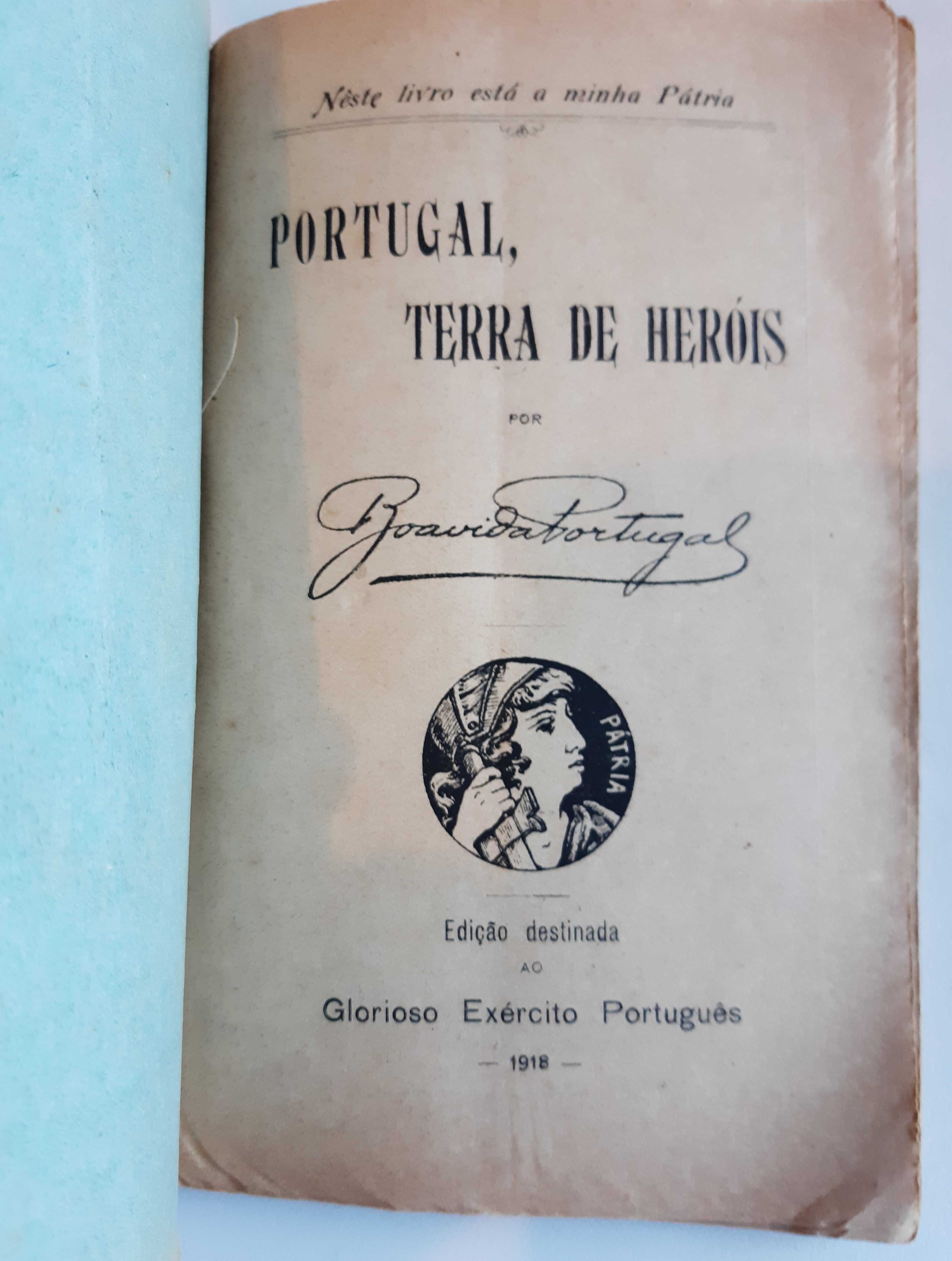 Livro "Portugal, Terra de Heróis" 1918