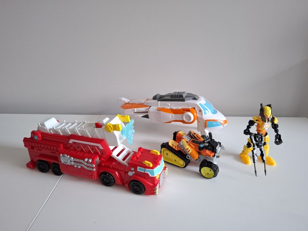 Transformers Hasbro Hitwave Rescue Bots Brushfire samolot dinozaur
