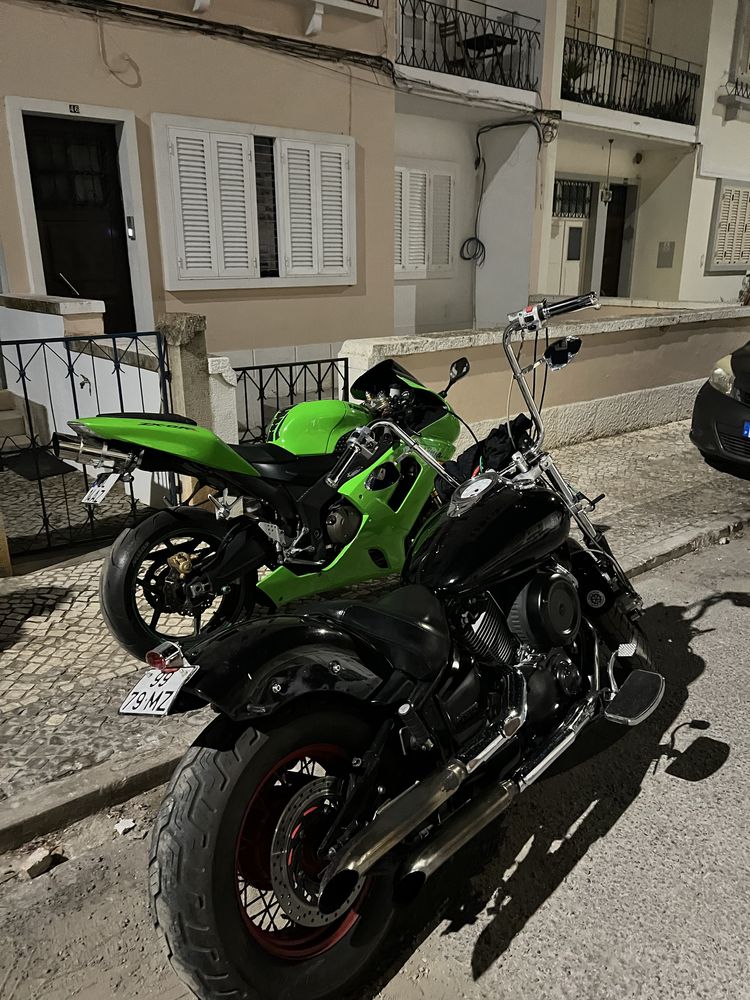 Kawasaki Ninja ZX-6RR 2007 - Vendo/Troco p Dragstar 1100 ou Harley 883