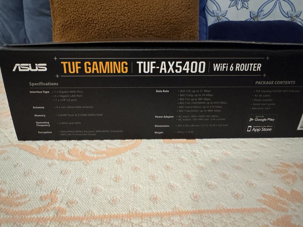 Router ASUS TUF-AX5400 Wi-Fi 6 - NOVO