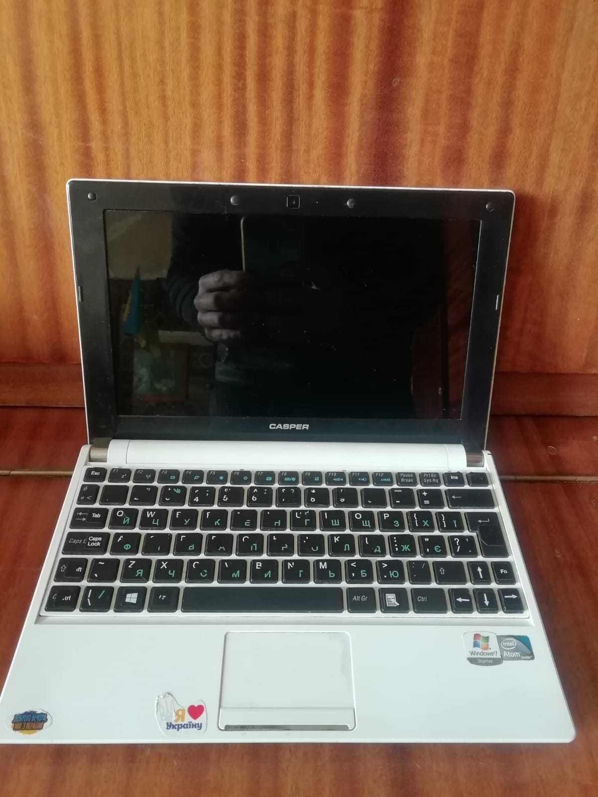 мінібук 10inch casper нетбук intel atom 1.6 cpu 2gb DDR2 ram 240gb HDD