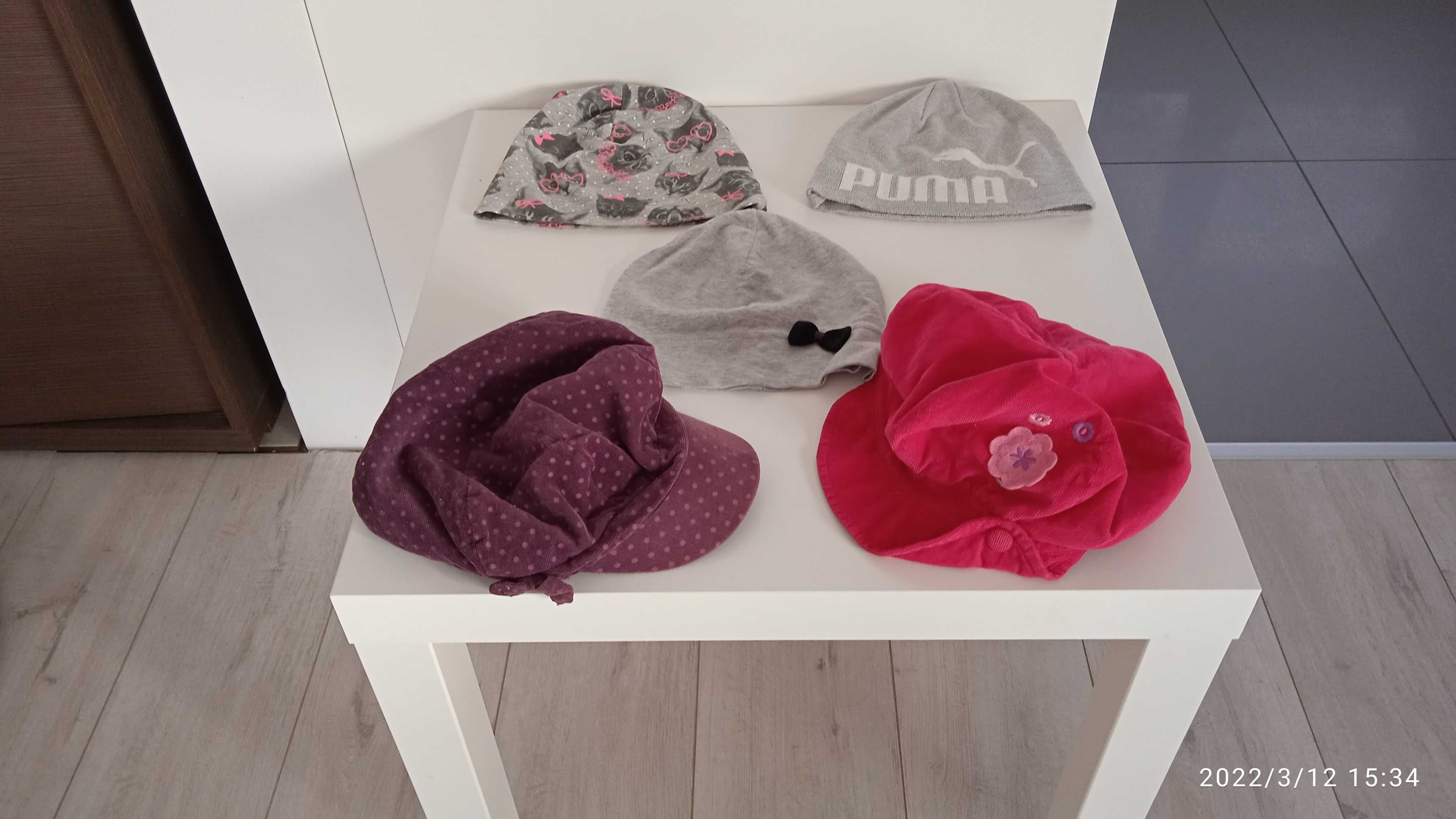 Czapka KAPELUSZ KASZKIET 1-7l  h&m Kotki jesień bawełna 1zł wysyłka