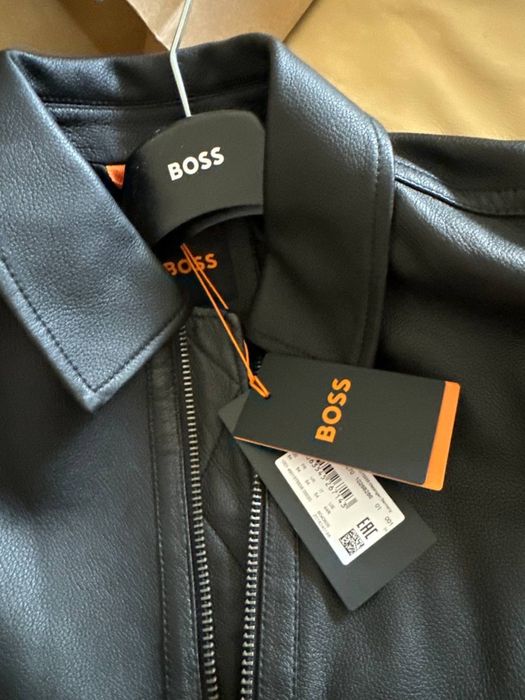 Кожаная куртка Boss