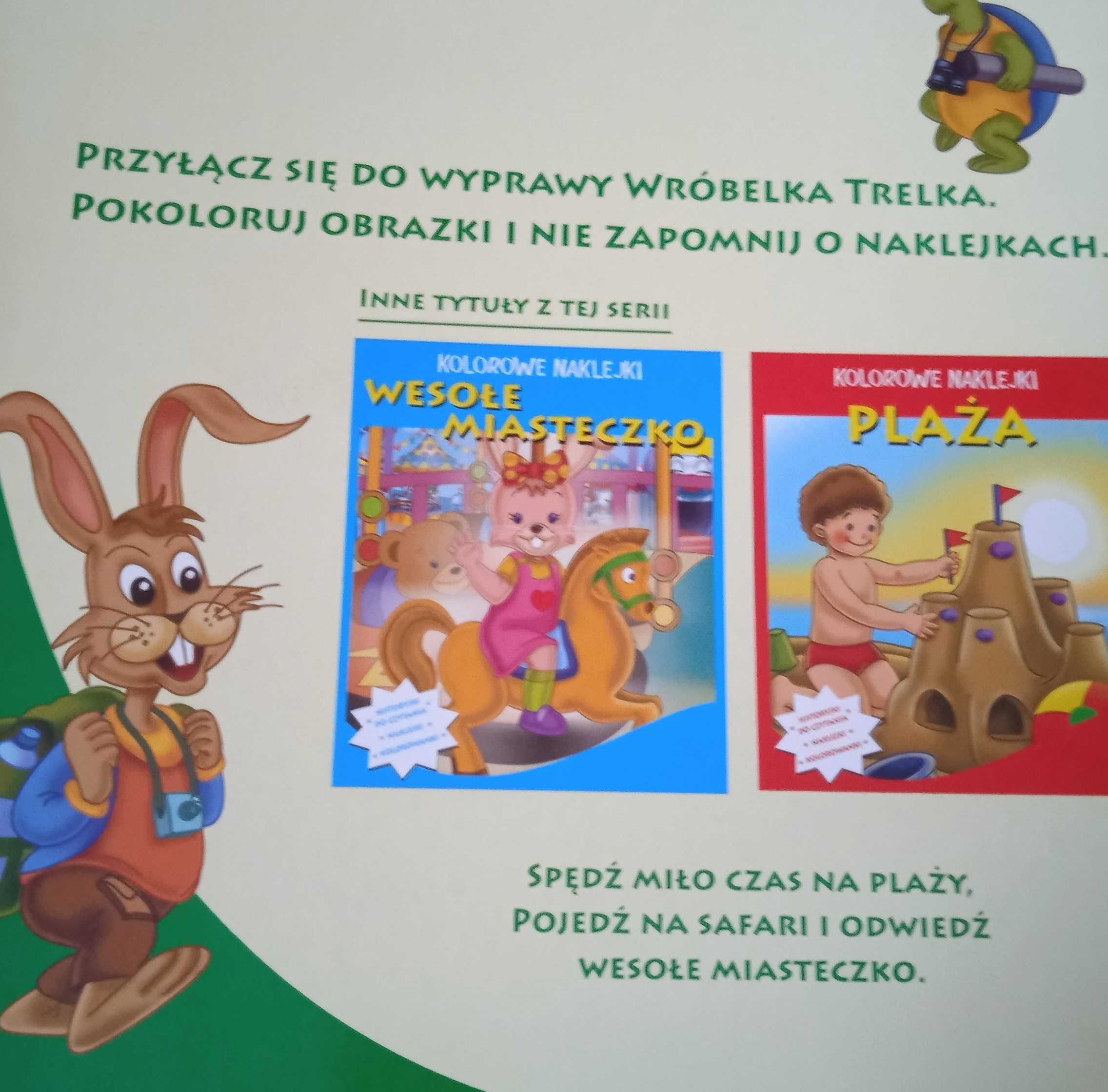 Safari - książeczka do czytania i naklejki