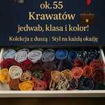 Kolekcja 55 jedwabnych krawatów