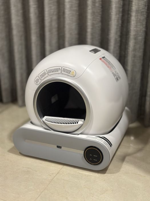 Caixa de areia automática para gatos