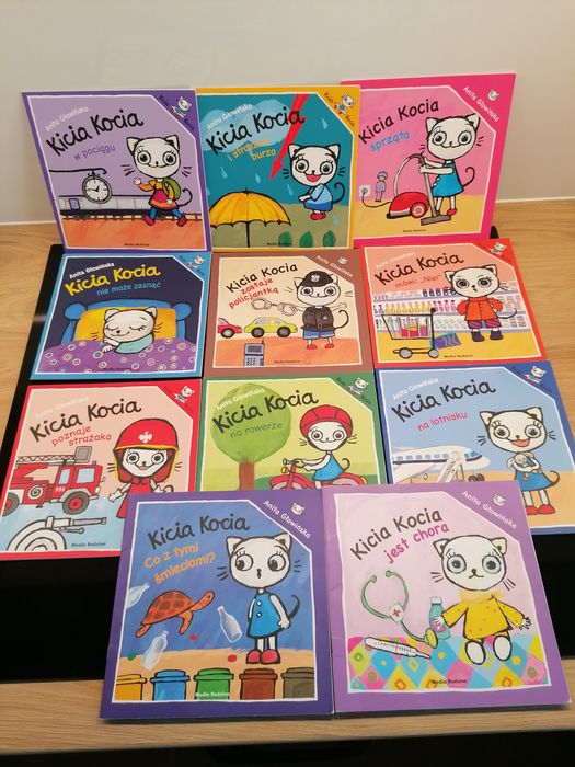 Książeczki Kicia Kocia (11 sztuk) używane