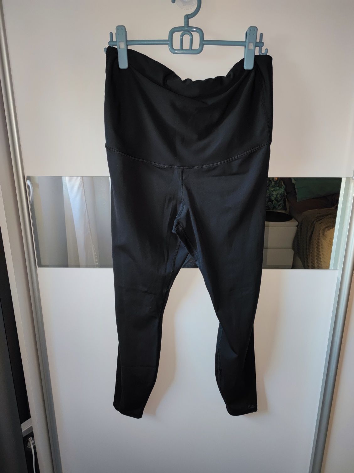 Nowe ciążowe legginsy treningowe H&M Mama czarne