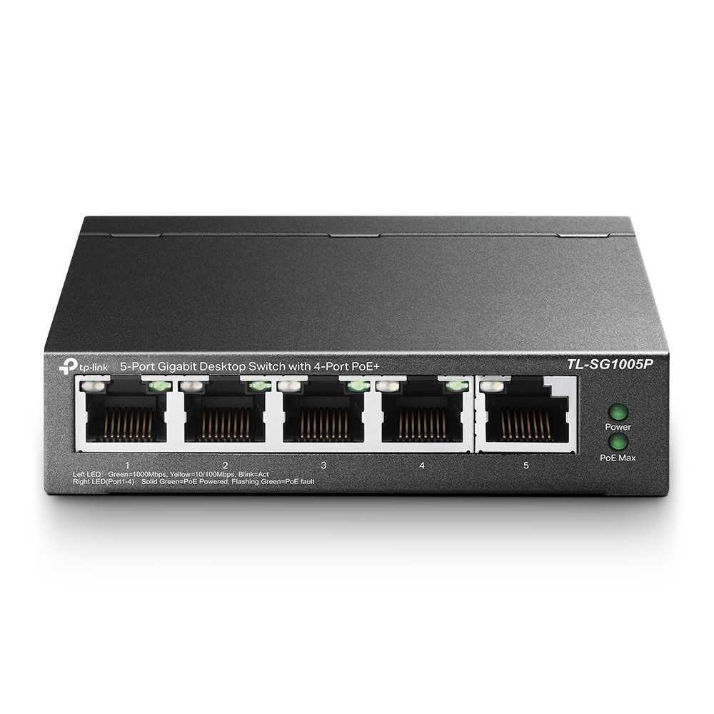 Новый Гигабитный свитч Tp-Llnk TL-SG1005P , 4 с Poe 65 Вт ver. 4.0