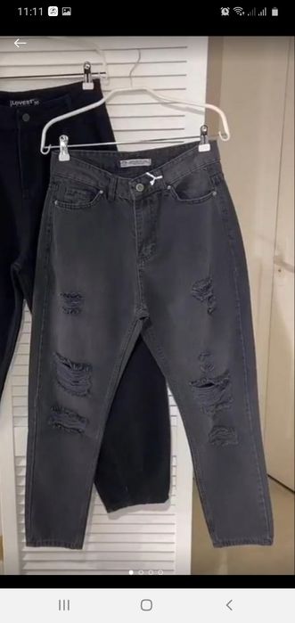 Джинси Мом Рванки