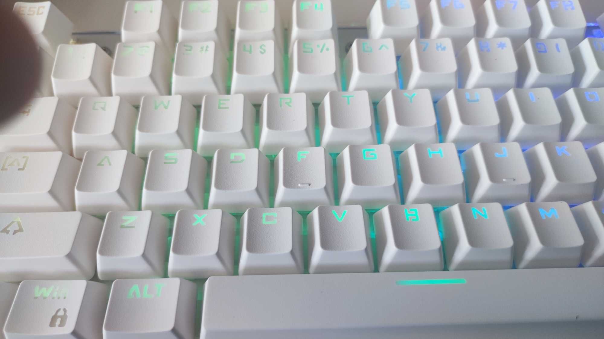 104 Klawisze CherryMX KeyCaps backlit białe MOTOSPEED
