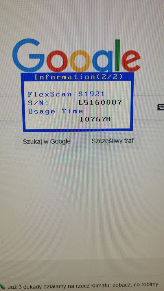 Monitor EIZO S1921