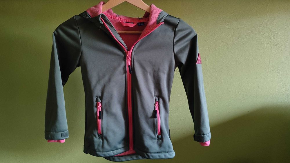 kurtka typu softshell Lidl Lupilu oliwkowa 110/116