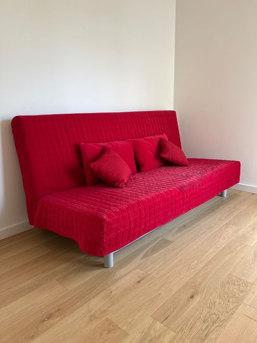 IKEA Kanapa BEDDINGE 140x200 Rozkładana! Skrzynia! Nowy Pokrowiec