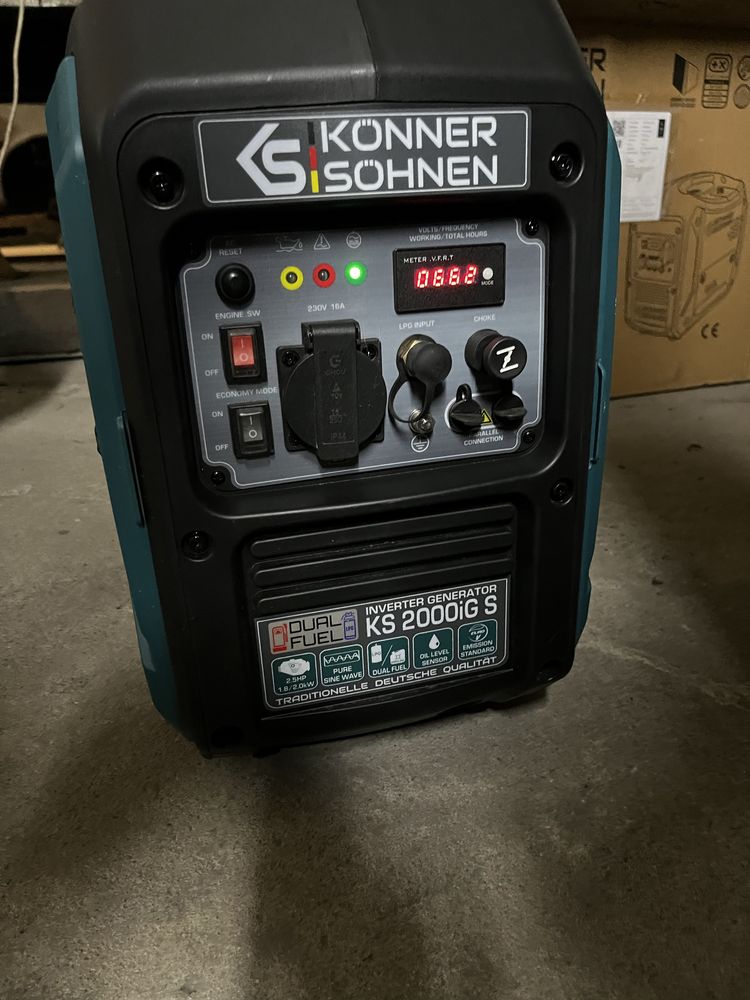 инверторный генератор газ/бензин Konner&Sohner KS 2000iG S