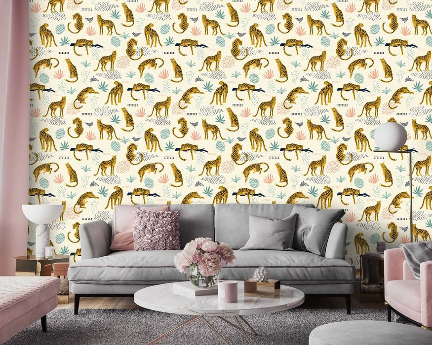 Fototapeta Zwierzęta Dżungla Dla Dzieci 3D Twój Rozmiar + KLEJ