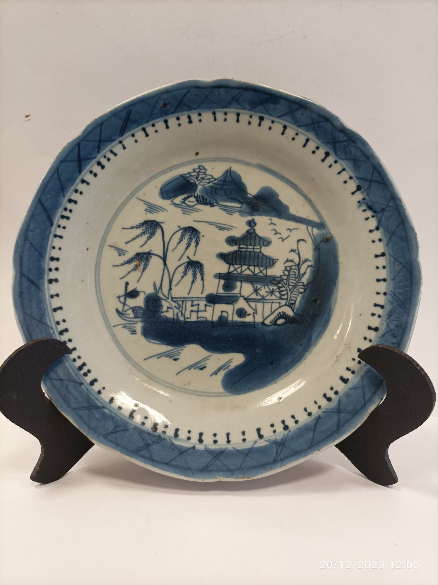 Porcelana chinesa Canton séc XVIII