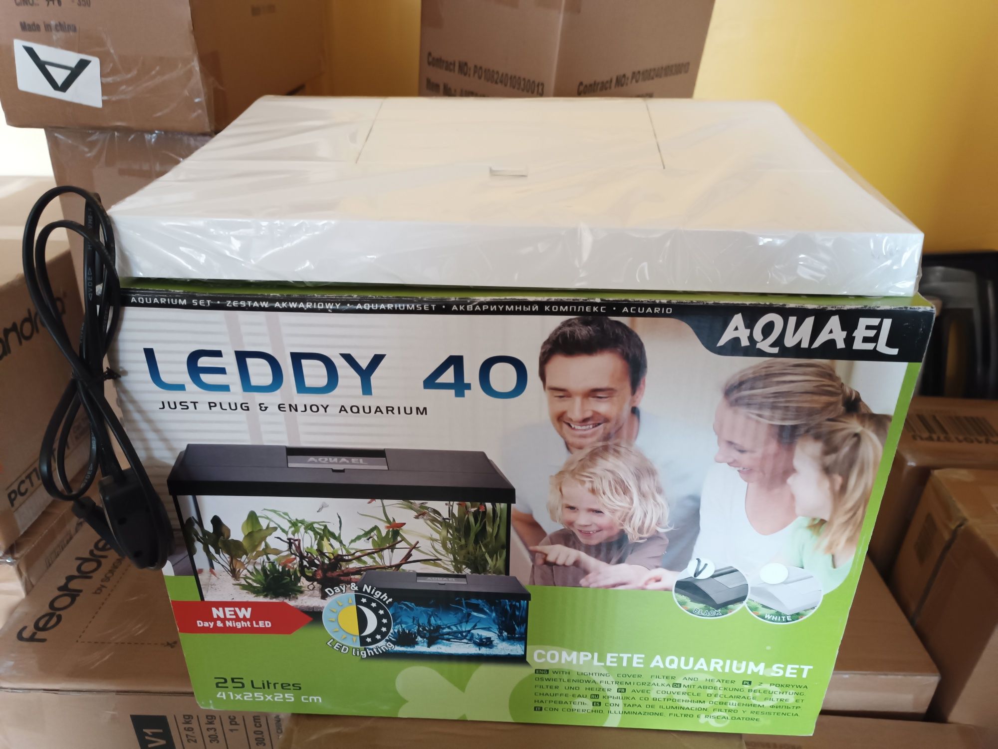 Akwarium Aquael, terrarium, pokrywa do akwarium Aquael leddy 40