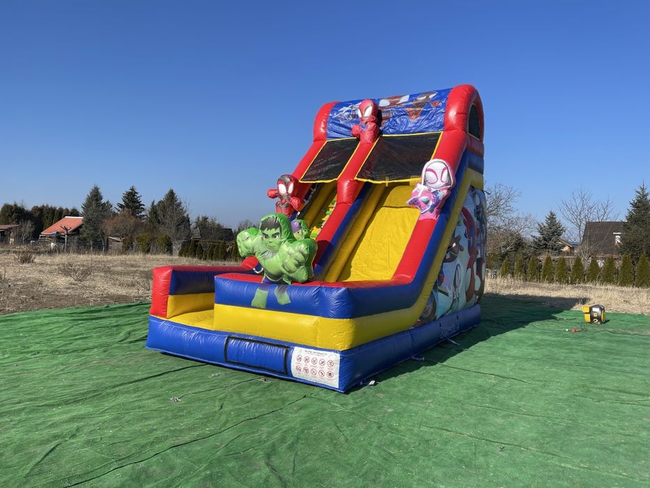 Nowe Zjeżdżalnie dmuchana zjeżdżalnia dmuchańce dmuchaniec zamek plac