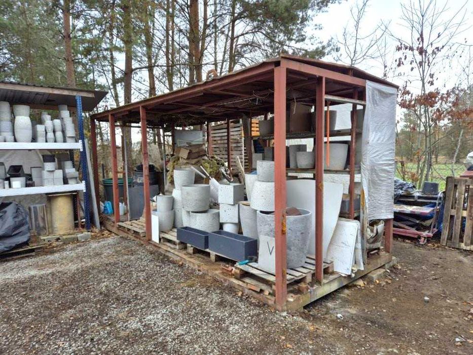 Rama kontenera - do zabudowy, gruba stal, podłoga, dach.