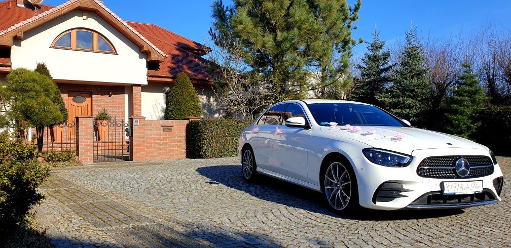 Limuzyna Auto Do Ślubu Mercedes E Klasa AMG Ślub Wesele Samochód