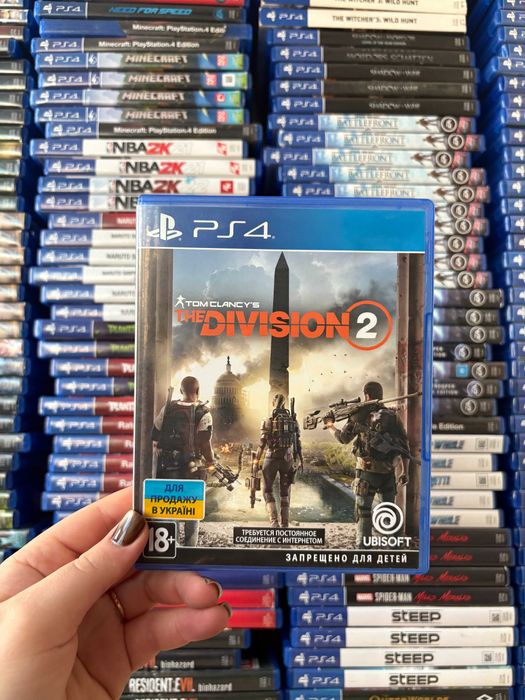 Гра Tom Clancy’s The Division 2  на ps4, диск з грою на пс 4, ліцензія