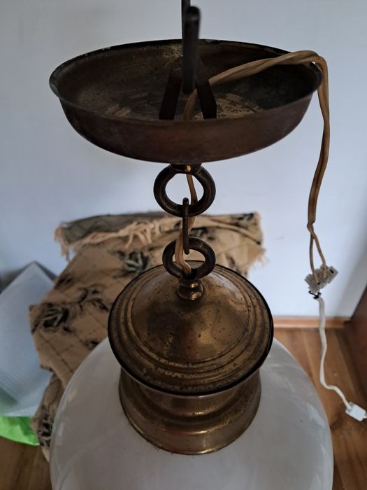 Stara lampa wisząca żyrandol