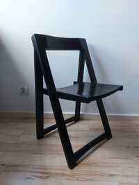 krzesło proj. Aldo Jacober vintage składane drewniane