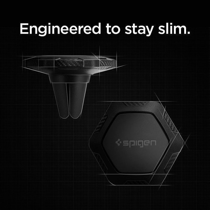Uchwyt samochodowy Spigen QS11 do smartfonów z magnesem Neodymowym