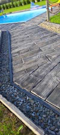 Deska tarasowa - betonowe drewno