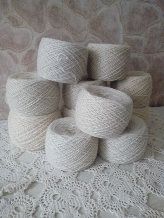 Нитки шерстяные для вязания носков