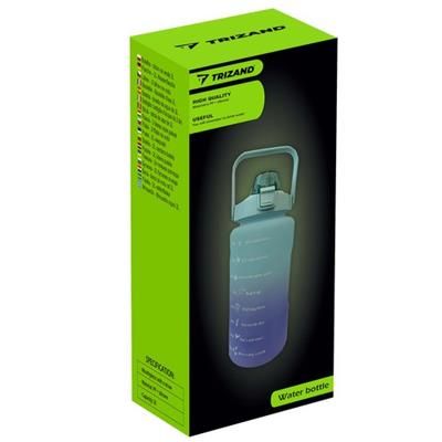 Butelka bidon na wodę 2L 30x10cm uchwyt motywacja