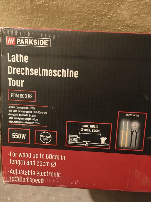 Tokarka Parkside 550w PDM 600 B2