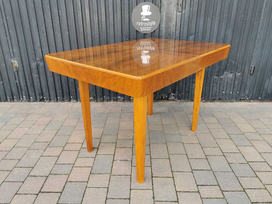 Stół rozkładany ART DECO proj. J. Halabala, Czechosłowacja '30-'50