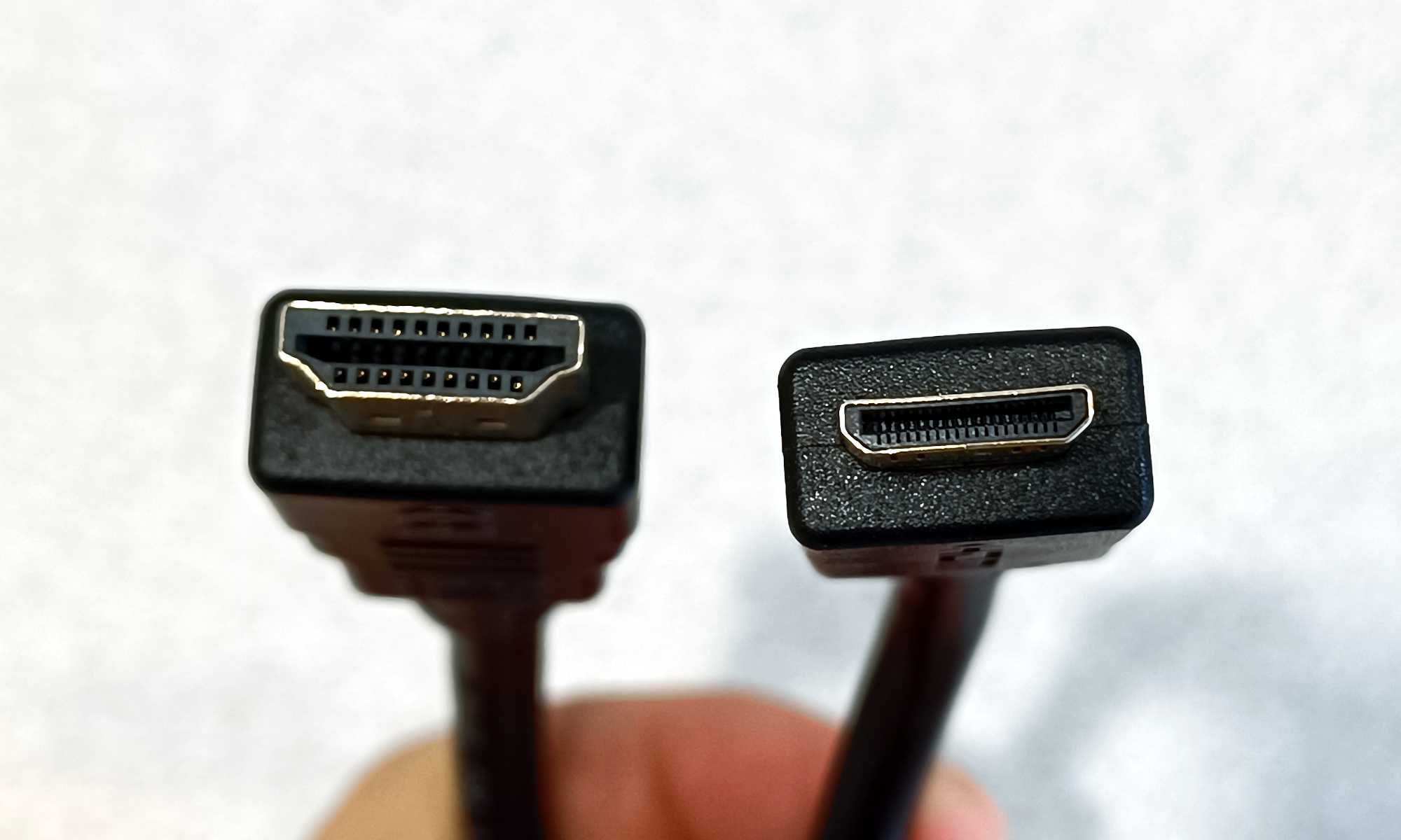 Kabel 1,8m Hdmi A przejściowy na Hdmi C mini do aparatu laptopa itd