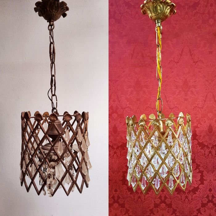 Limpeza e restauro de Lustres e candeeiros