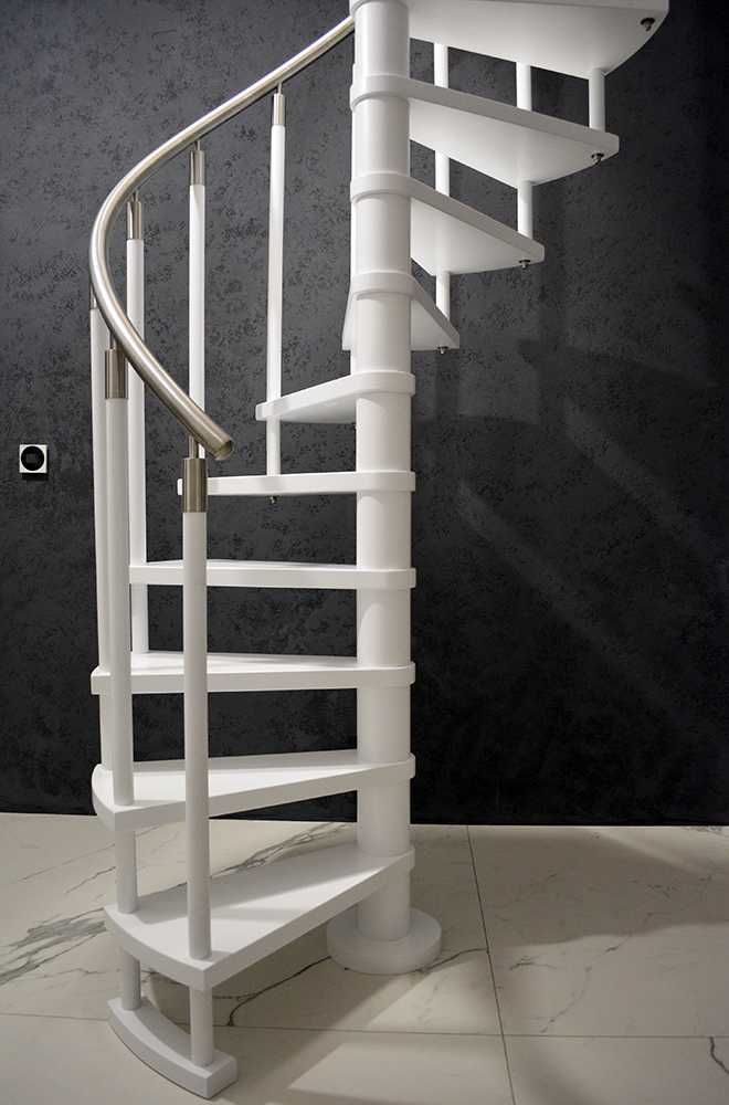 Schody kręcone okrągłe 120 cm PROMOCJA - model RETRO - montaż GRATIS