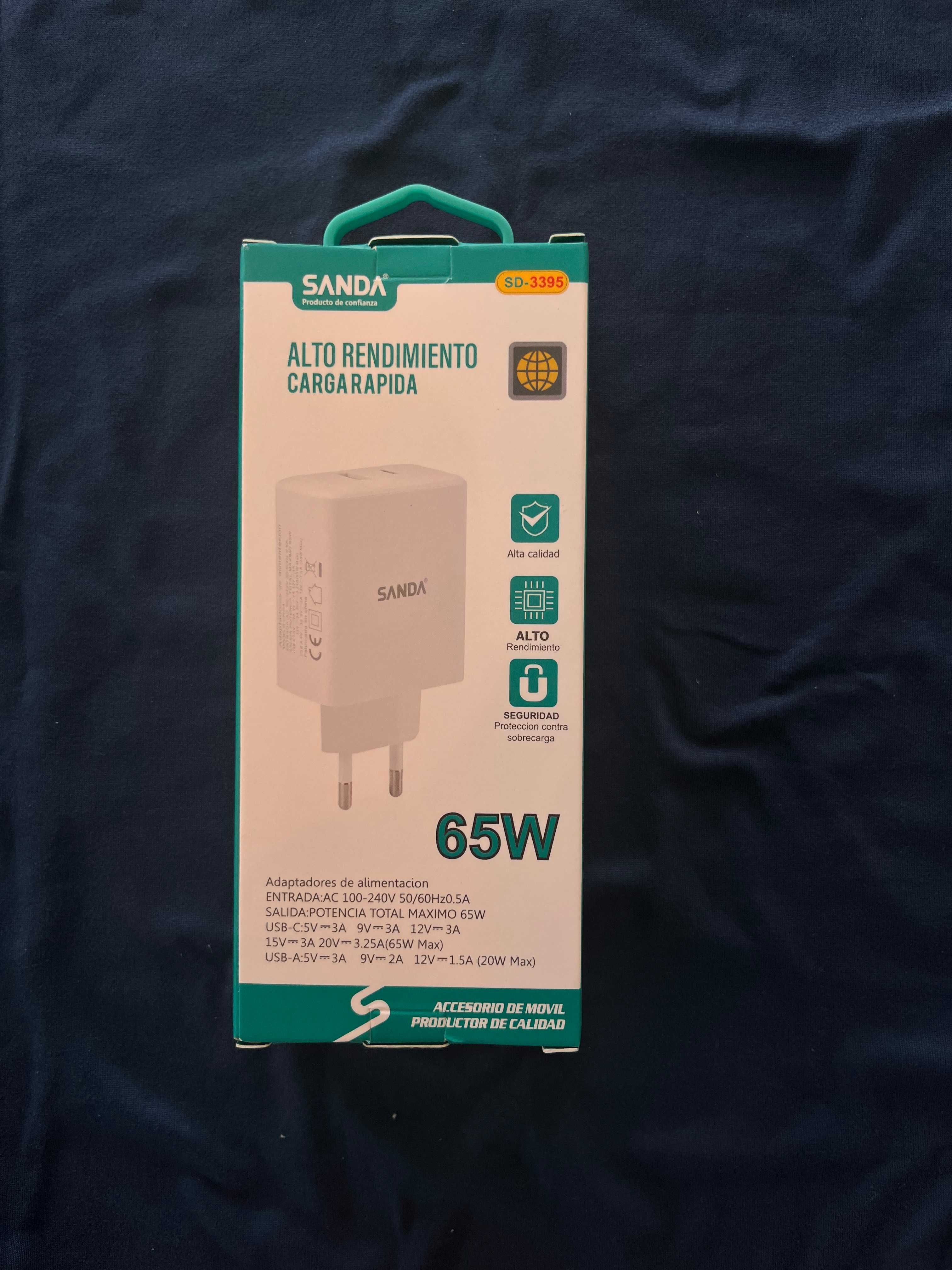 Carregador 62W 2 Entradas