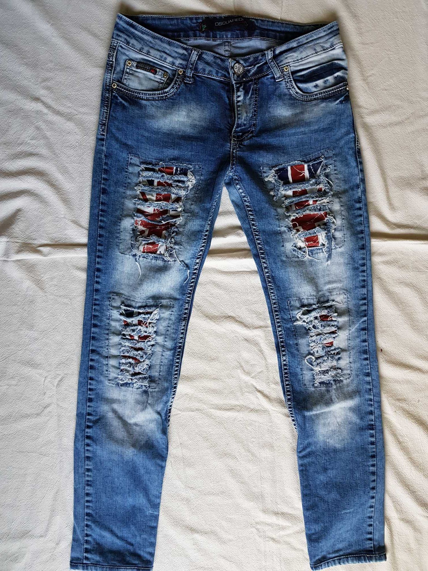 Dsquared2 spodnie jeans 37 Orginal / Elastyczne